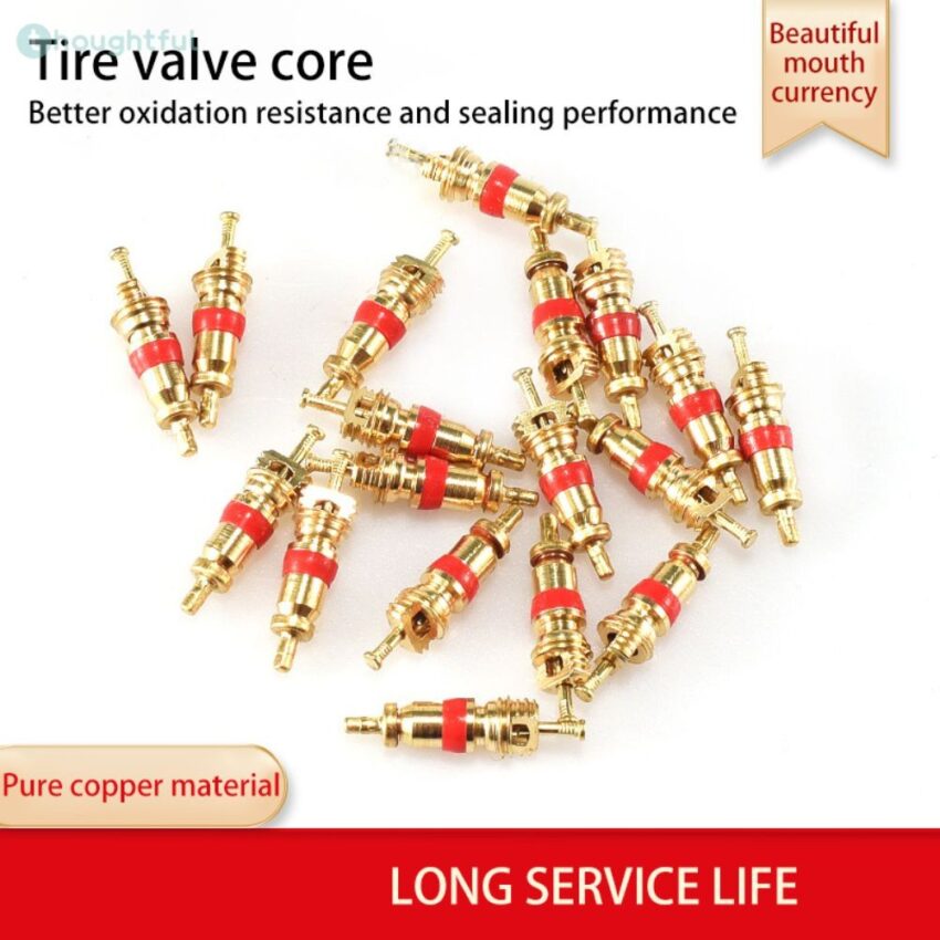 แกนวาล์วทองแดงบริสุทธิ์ จักรยาน รถยนต์ไฟฟ้า รถจักรยานยนต์ ท่อในรถยนต์ แกนวาล์ว จักรยานเสือภูเขา American Alloy ปาก Core TH