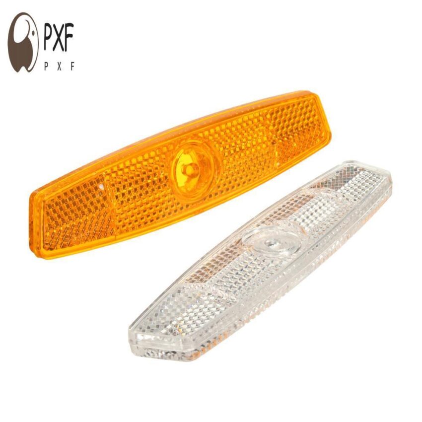 ชิ้นส่วนจักรยานแบบสะท้อนแสง 1 คู่ เพิ่มความปลอดภัยในตอนกลางคืน